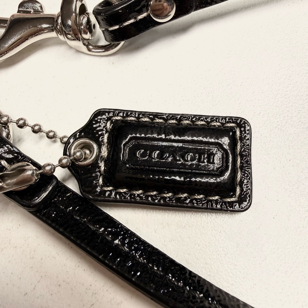 Coach Black Shimmer Wristlet - Picture 3 of 5